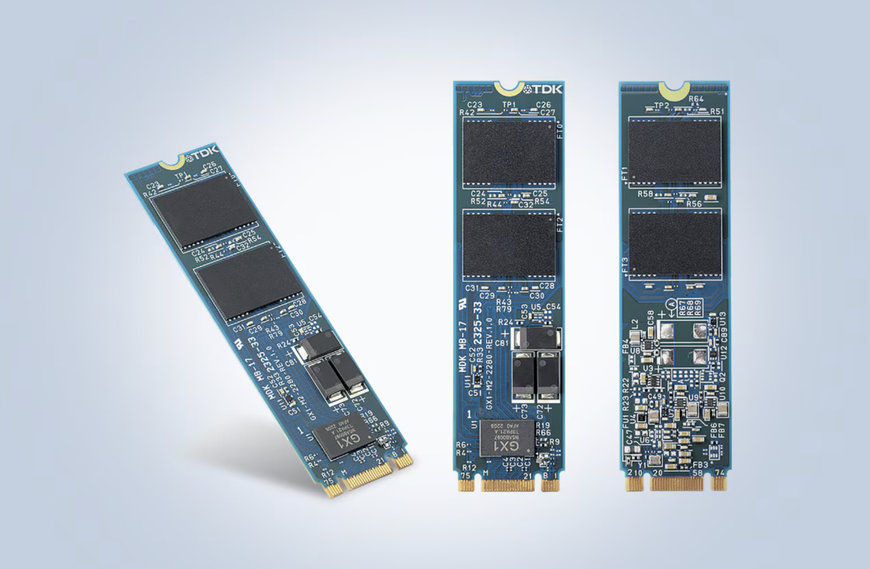 TDK präsentiert hochzuverlässige SSD vom Typ M.2 mit PCI Express®-Unterstützung für Industrie-Anwendungen